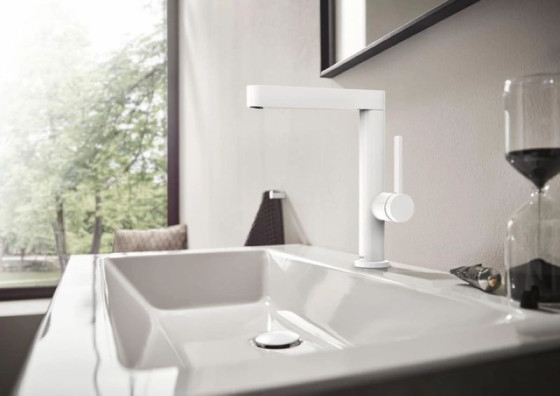 Змішувач для раковини Hansgrohe Finoris 230 білий матовий (76060700)