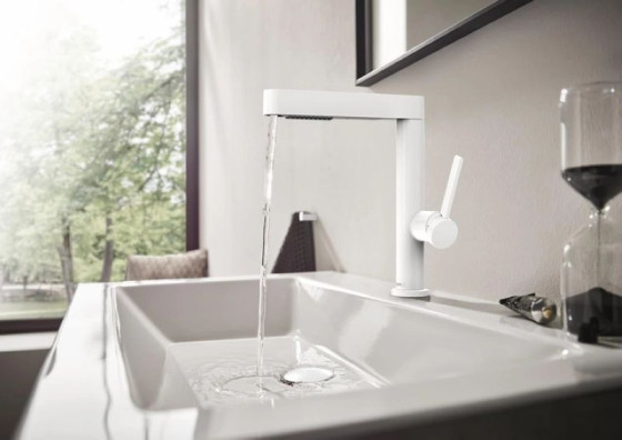 Змішувач для раковини Hansgrohe Finoris 230 білий матовий (76063700)