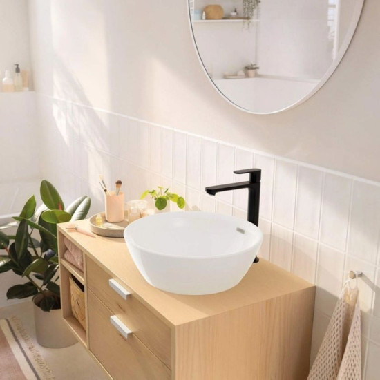 Змішувач для раковини Hansgrohe Rebris S 240 чорний матовий (72590670)