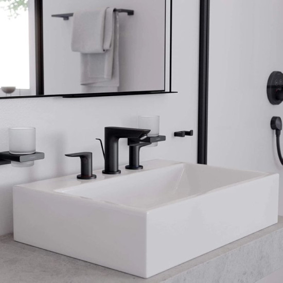 Змішувач для раковини Hansgrohe Talis E чорний матовий (71733670)