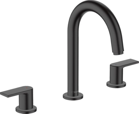 Змішувач для раковини Hansgrohe Vernis Shape чорний матовий (71563670)