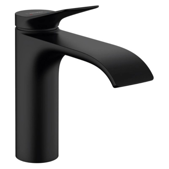 Смеситель для раковины Hansgrohe Vivenis 110 черный матовый (75022670)