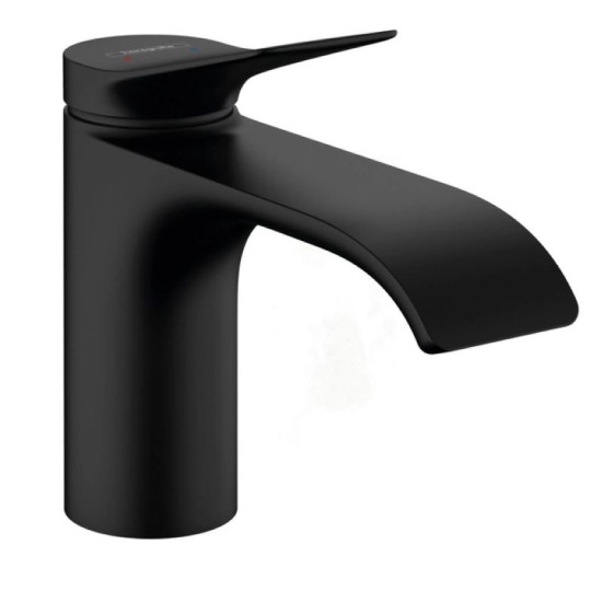 Змішувач для раковини Hansgrohe Vivenis 80 чорний матовий (75010670)