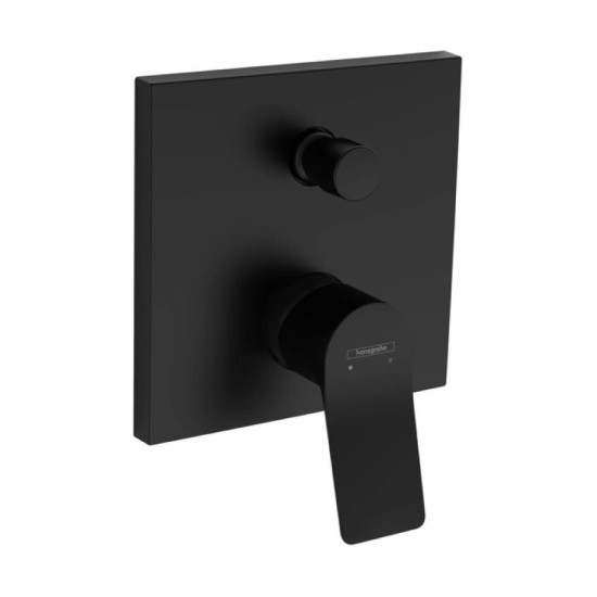 Смеситель скрытого монтажа для душа Hansgrohe Vernis черный матовый (75415670)