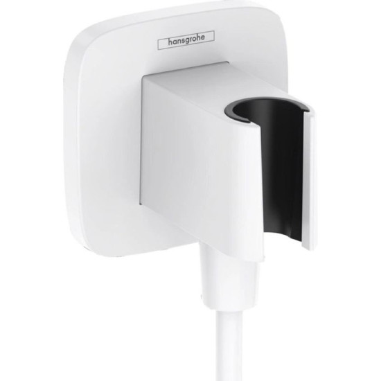 Шлангове підключення Hansgrohe FixFit Porter Q з тримачем білий матовий (26887700)