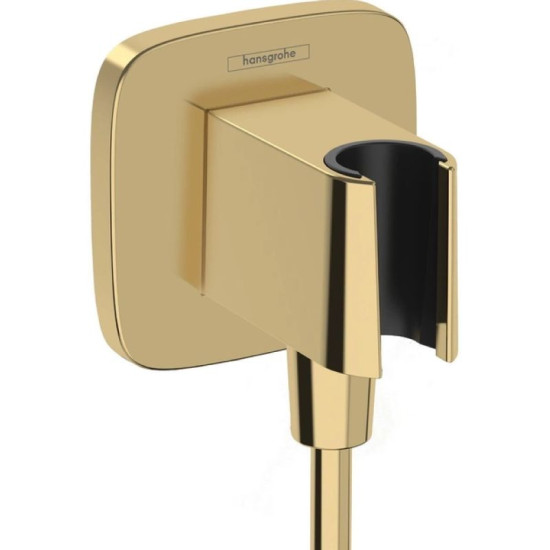 Шлангове підключення Hansgrohe FixFit Porter Q з тримачем поліроване золото оптик (26887990)