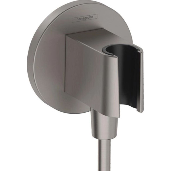 Шланговое подсоединение Hansgrohe FixFit Porter S с держателем черный матовый (26888340)
