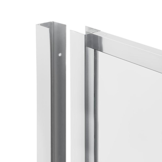 Душова кабіна Qtap Leo CRM10995-AC6 Clear 2020x900x900 мм + піддон Diamond 309912 90x90x12 см із сифоном