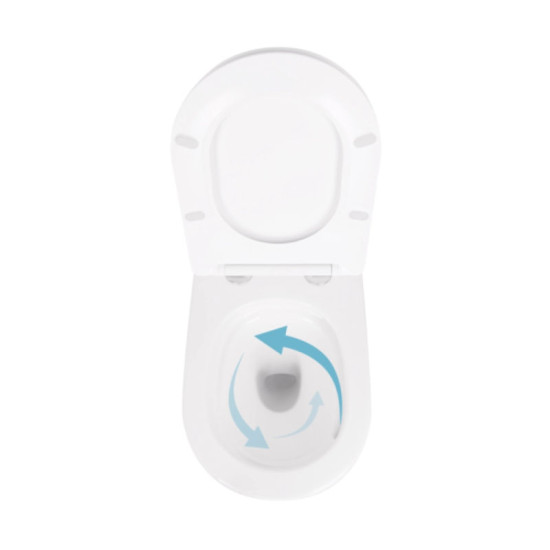 Унітаз підвісний Qtap Scorpio Ultra Quiet Soft-close QT14332380AW
