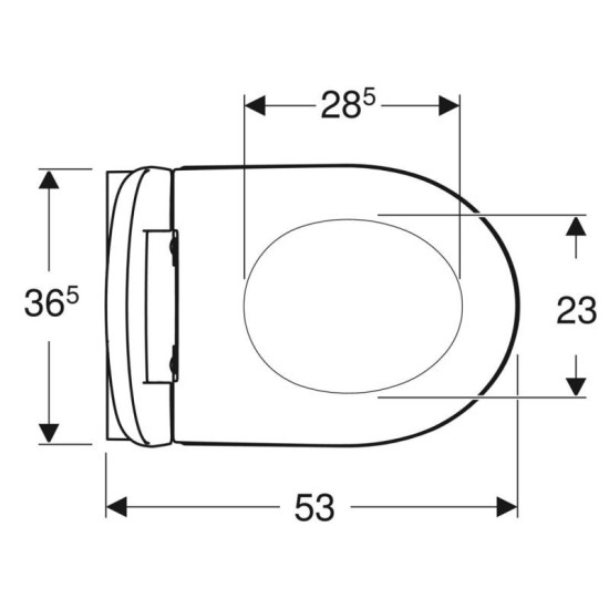 Унітаз підвісний Geberit iCon (501.664.00.1)