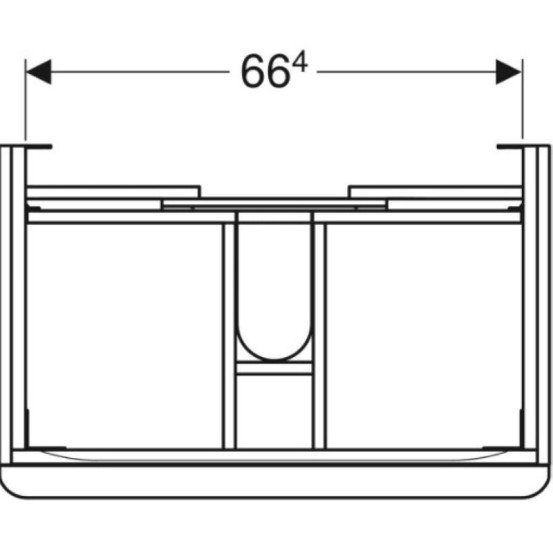 Тумба під умивальник Geberit Smyle Square 500.353.JL.1