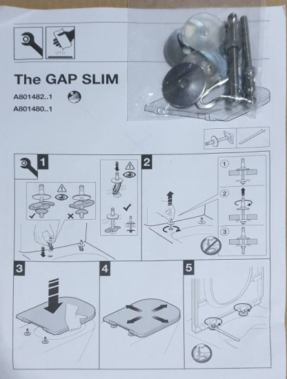 Кришка+сидіння Roca Gap Slim A801482211