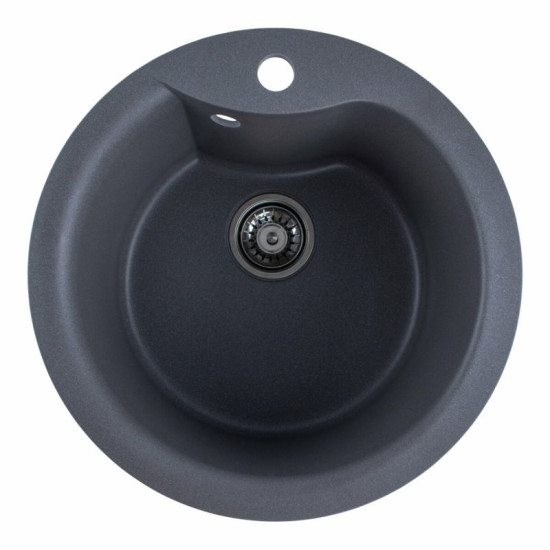 Кухонна мийка Platinum 480 TURAS матова Сірий мусон