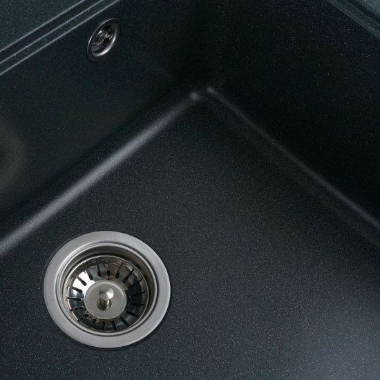Кухонная мойка Platinum 5852 VESTA матовая Антрацит