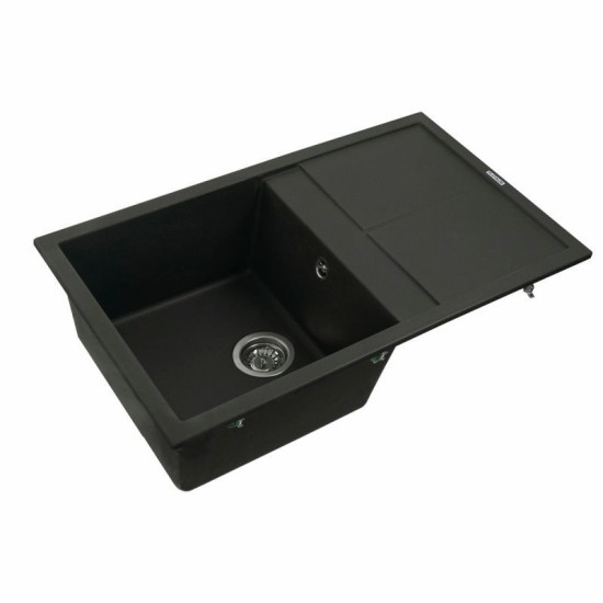 Кухонная мойка Platinum 7950 Selena матовая Черный