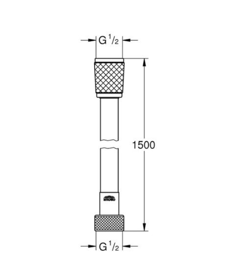 Душовий шланг Grohe Relexaflex 28151002