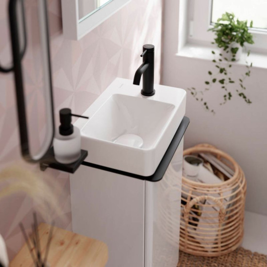 Змішувач для раковини Hansgrohe Tecturis S 80 73301670 CoolStart чорний матовий
