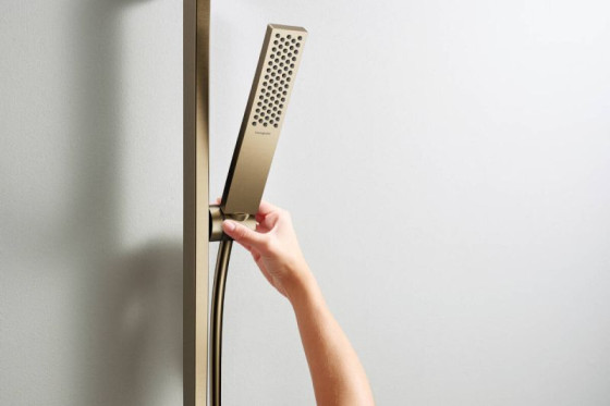 Лейка для ручного душа Hansgrohe Pulsify E 100 1jet EcoSmart, Brushed Bronze (24320140)