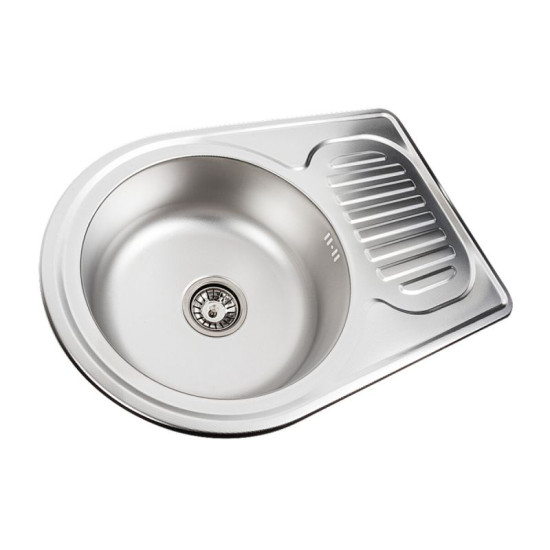 Кухонная мойка Platinum Декор 6745 (0,8/180 мм)