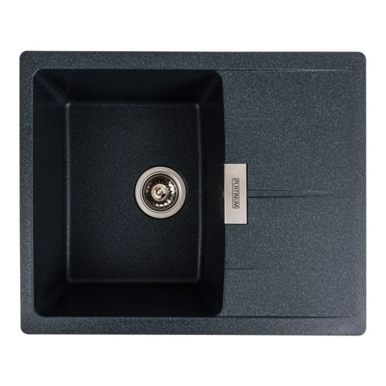 Кухонна мийка Platinum 6250 ZIRKONE матова антрацит