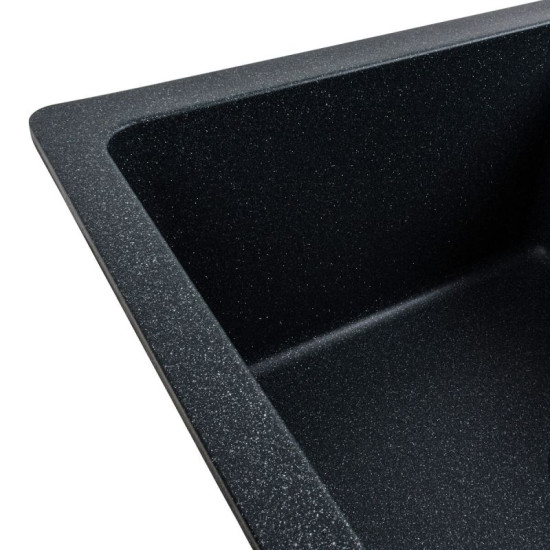 Кухонна мийка Platinum 6250 ZIRKONE матова антрацит