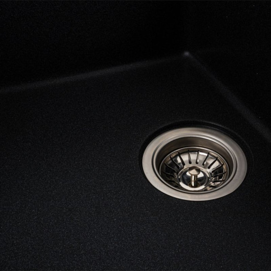 Кухонна мийка Platinum 6250 ZIRKONE матова карбон