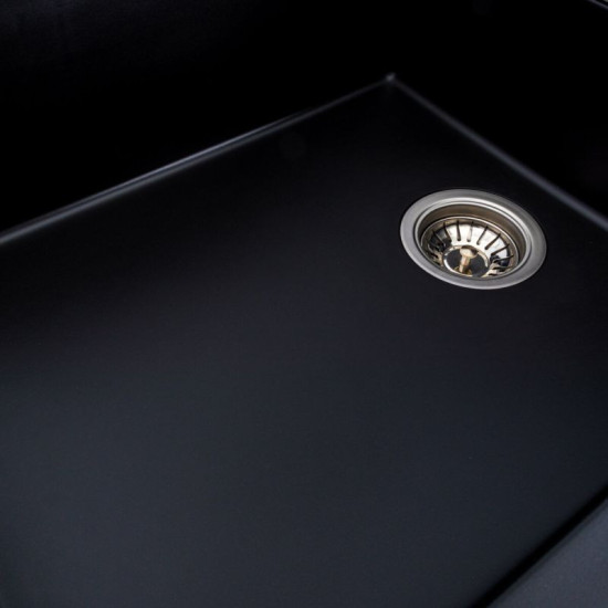 Кухонна мийка Valeso 8650 DIAMOND матова (чорна)