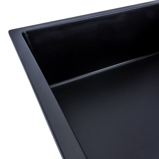 Кухонна мийка Valeso 8650 DIAMOND матова (чорна)