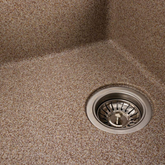 Кухонная мойка Platinum 6250 ZIRKONE матовая карамель