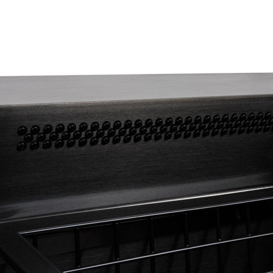 Кухонная мойка Platinum Handmade 75х45A PVD черная "Водопад"