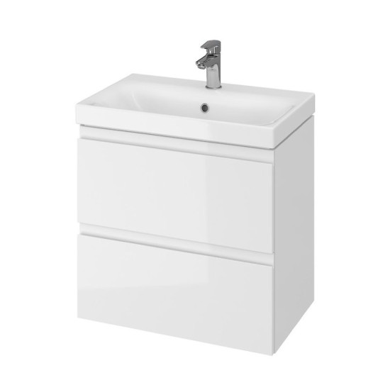 Тумба з раковиною Cersanit B04 Moduo Slim 60 UN509-042 білий