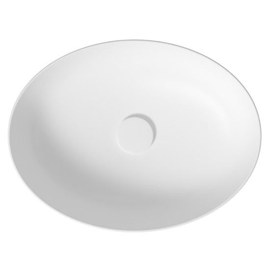 Раковина Cersanit Larga 50х38 K677-017 білий матовий
