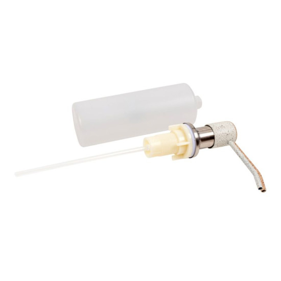 Дозатор для миючого засобу Platinum S02 Білий у крапку