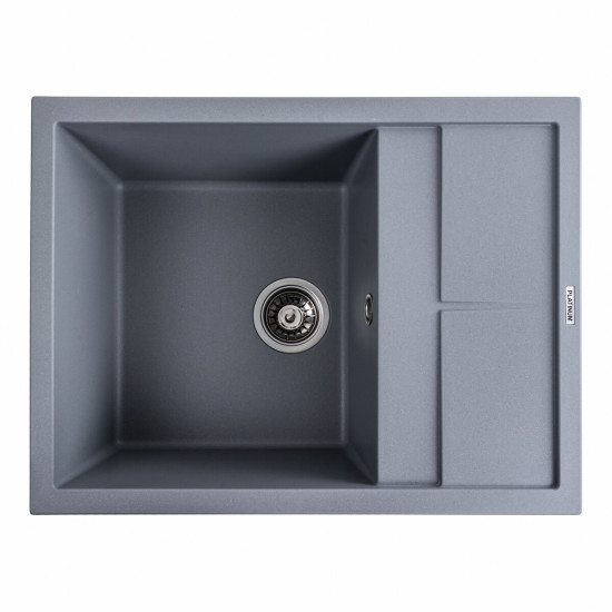 Кухонная мойка Valeso 6550 LOTOS матовая (серый металлик)