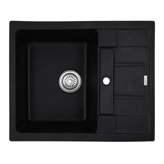 Кухонна мийка Haiba HB8210-G226 BLACK 620x500x200 (HB0983)