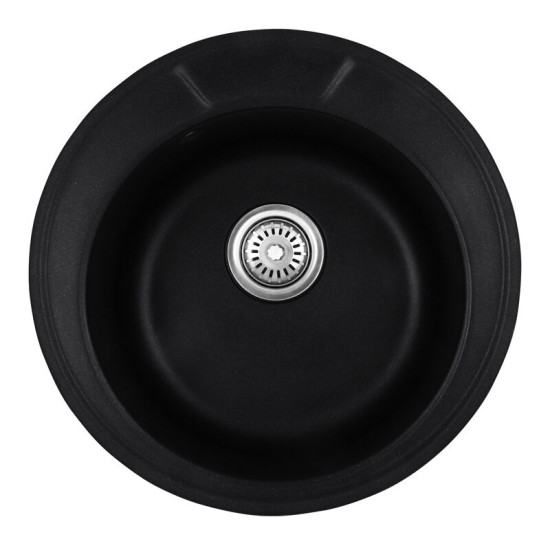 Кухонна мийка Haiba HB8301-G226 BLACK 490x180 (HB0971)