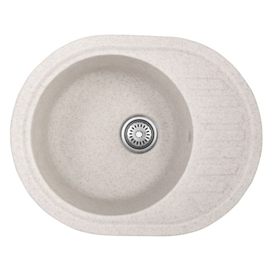 Кухонна мийка Haiba HB8311-G322 BEIGE 570x450x180 (HB0982)