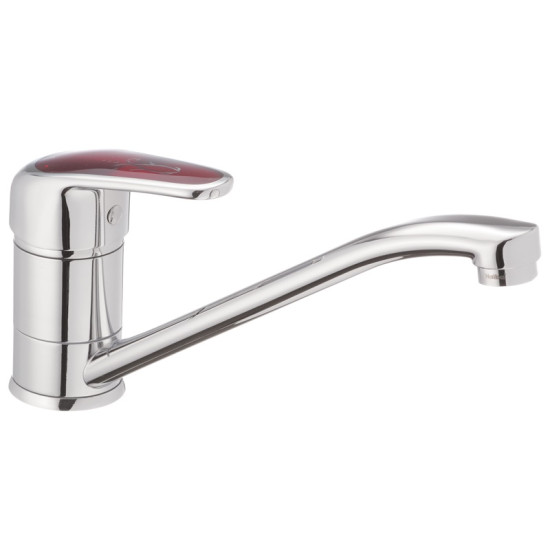 Кухонний змішувач Haiba MAGIC 555 із червоною ручкою (HB0669)