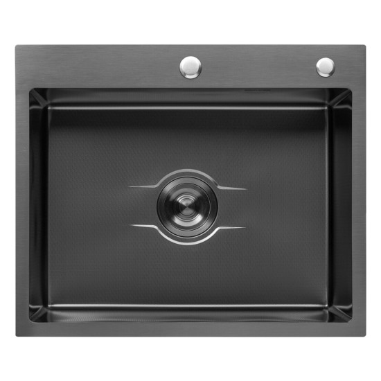 Кухонная мойка Kroner Derby KRP PVD-6050HM (2.5/0.5 мм) (CV027242)