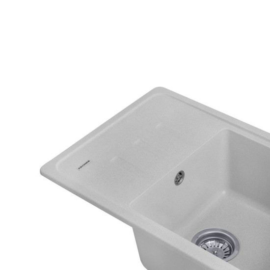 Кухонна мийка Kroner KRP Komposit GRA-6243 (CV031061)