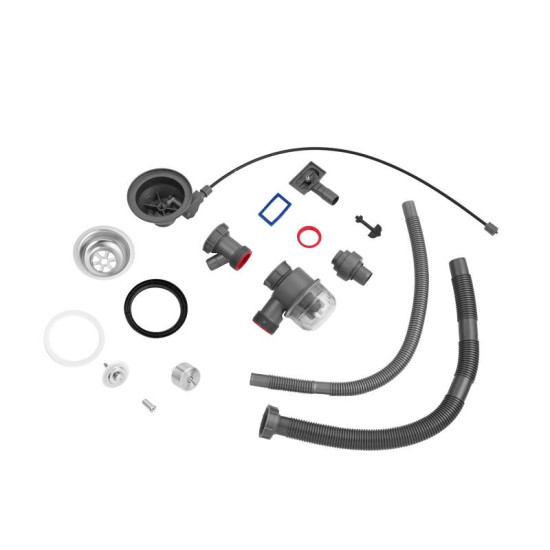 Кухонна мийка Kroner KRP PVD Schwarze - SET7546HM (3/0,7 мм) (CV032277)