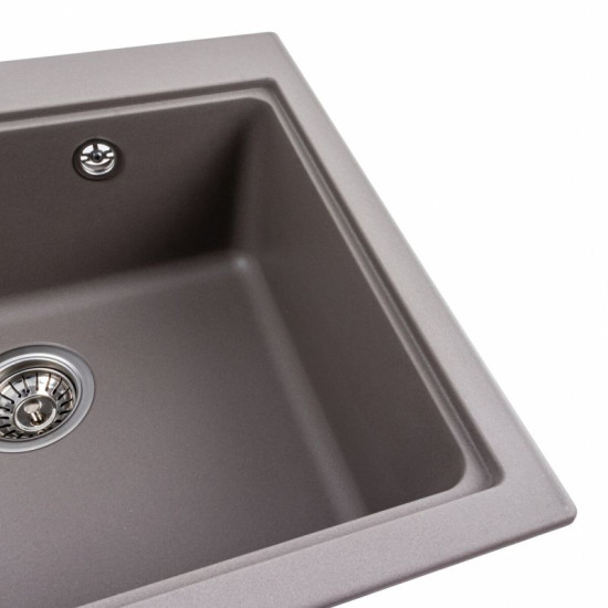 Кухонна мийка Platinum 5852 VESTA матова Дюна