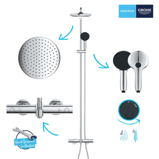 Душевая система Grohe Quickfix Vitalio Start 250 (26988001)