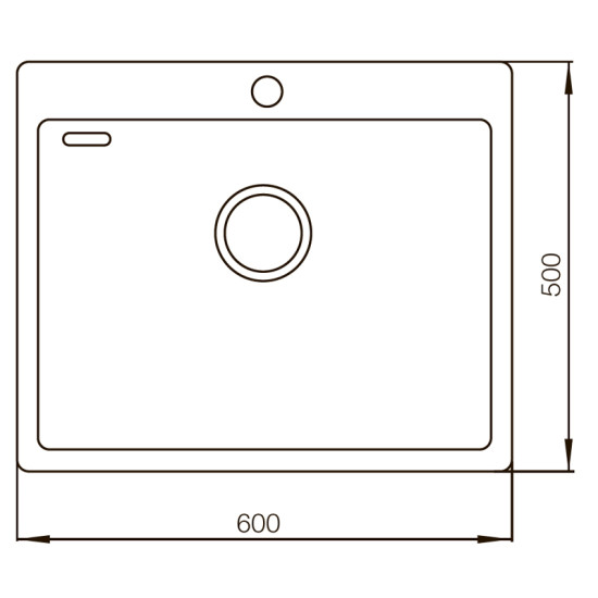 Кухонна мийка Mixxus MX6050-200x1.2-Handmade (MX0569)