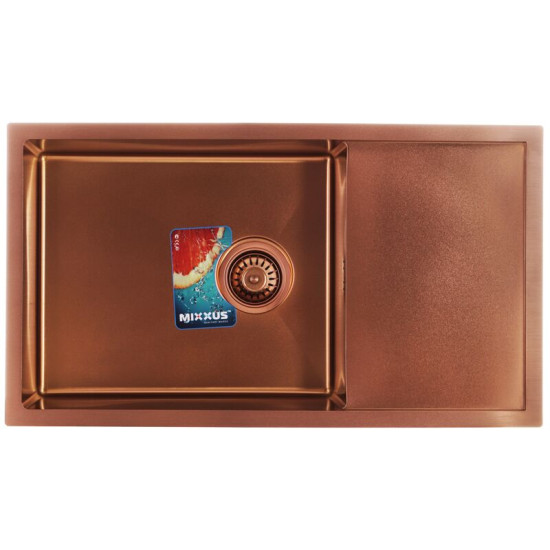 Кухонна мийка Mixxus MX7844-200x1.2-PVD-Bronze (MX0562)