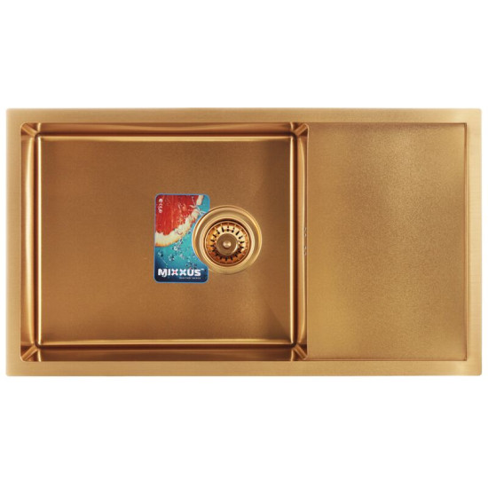 Кухонная мойка Mixxus MX7844-200-x1.2-PVD-Gold (MX0563)