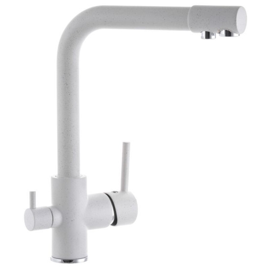 Кухонный смеситель с подключением к фильтру Zerix LR4055W-3 (ZX2643)
