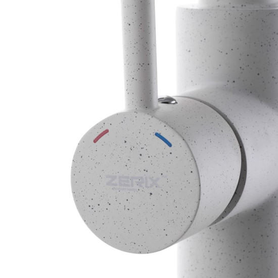 Кухонный смеситель с подключением к фильтру Zerix LR4055W-3 (ZX2643)