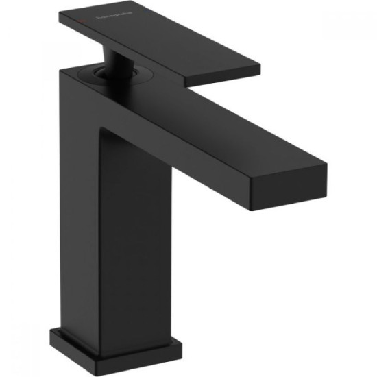 Змішувач для раковини Hansgrohe Tecturis E 110 73010670 Push-open, Eco Smart чорний матовий
