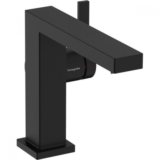 Змішувач для раковини Hansgrohe Tecturis E 110 73020670 CoolStart, push-open чорний матовий